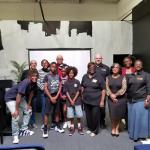 Coding Club meets with Garner and Holt Productions. 10/14/18.